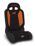 PRP EnduroDaily Reclining Suspension Seat - Black/Orange Tweed - Driver