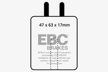 Load image into Gallery viewer, EBC 59-65 Aston Martin DB4 3.7 Vantage Greenstuff Front Brake Pads