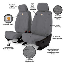 Load image into Gallery viewer, Covercraft 23-25 Ford F150 Carhartt SeatSaver Custom Seat Cover - Gravel