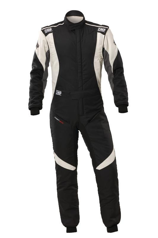 OMP FIRST EVO ELLE OVERALL my2025 FIA 8856-2018/SFI BLACK / FUCHSIA SZ 50