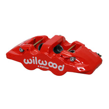 Load image into Gallery viewer, Wilwood caliper AERO6 1.75/1.62/1.62 .810 rotor .80 THK pad L/H red