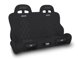 PRP XCR Polaris RZR Quick Release Rear Suspension Bench Seat w Diamond Stitch/Front Pockets
