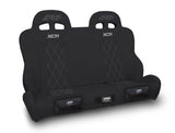 PRP XCR Polaris RZR Quick Release Rear Suspension Bench Seat w Diamond Stitch/Front Pockets