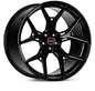 Vossen HF-5 20x10 / 5x127 / ET-18 / Super Deep / 71.5 CB - Gloss Black Wheel