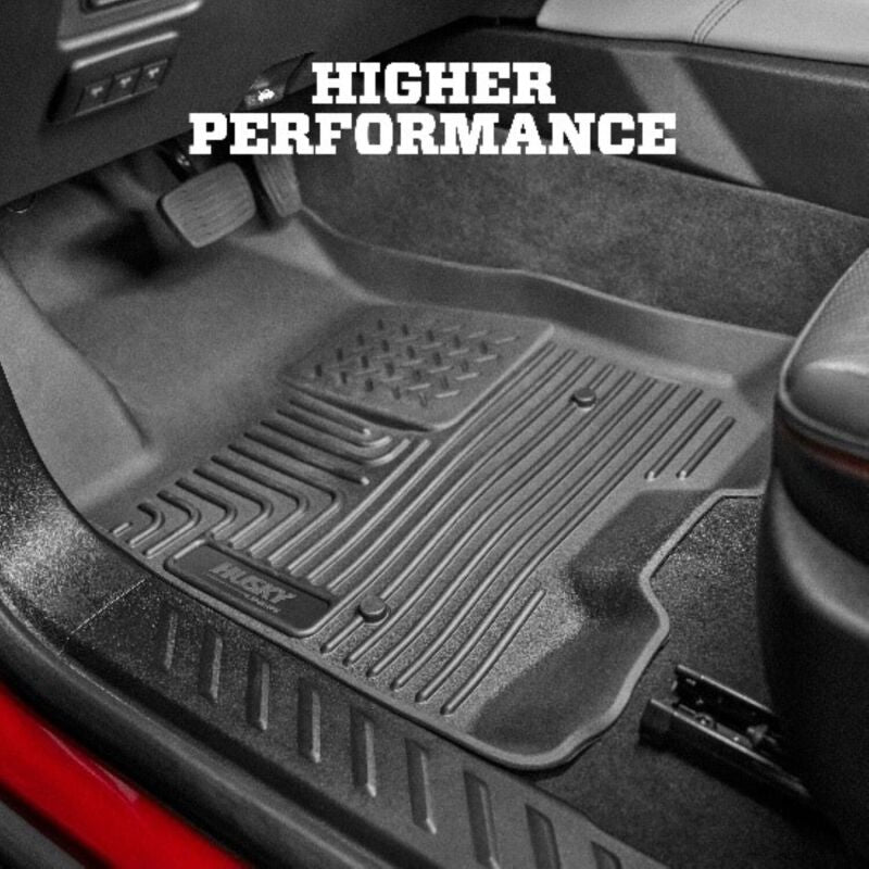Husky Liners 07-12 Dodge Caliber / 07-14 Jeep Compass WeatherBeater Black 2nd Seat Floor Liners