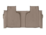 WeatherTech 2019+ Chevrolet Silverado 1500 Crew Cab (1st Row Bucket Seats) Rear FloorLiner - Tan