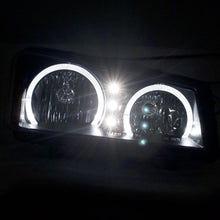 Load image into Gallery viewer, Raxiom 03-06 Chevrolet Silverado 1500 Dual LED Halo Projector Headlights- Black - Clear Lens