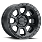 Raceline 961B Bolt 17x9in / 8x180 BP / -12mm Offset / 130.81mm Bore - Satin Black