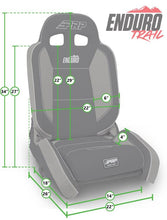 Load image into Gallery viewer, PRP EnduroTrail Reclining Suspension Seat - Black Suede - Passenger