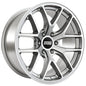 BBS TS-P 20x9in - 6x135 - 87.1 CB - ET12 - Satin Silver Wheel