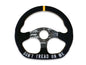 PRP Dont Tread on Me Comp-R Suede Steering Wheel (D-Shaped)