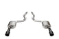 Corsa 2024 Ford Mustang GT Coupe 3in Sport Axle-Back Exhaust - 4.5in Black Carbon Fiber Tips
