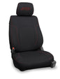 PRP 12-14 Ford Raptor Front Seat Covers (Pair) - Black w/ Red Stitch