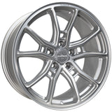 Anovia AN-10 19x9.5 5x112 Silver Machined Face Satin Laquer