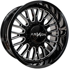 Arkon Athos 20x10 8x170 Gloss Black w/ Milled Edges