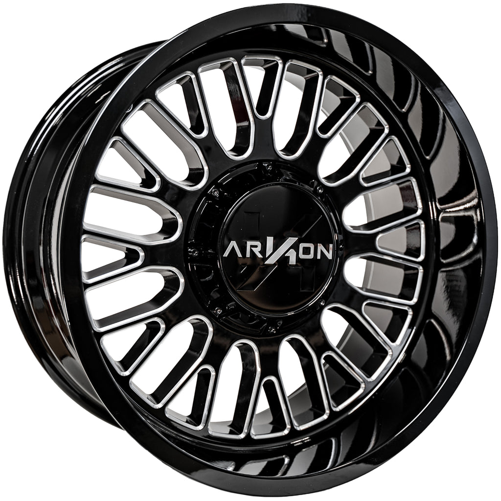 Arkon Athos 20x12 6x135/6x5.5 Gloss Black w/ Milled Edges