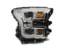 Load image into Gallery viewer, Raxiom 15-17 Ford F-150 Projector Headlights with LED Accent- Chrome Housing- Clear Lens