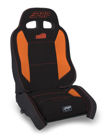 PRP EnduroCrawl Reclining Suspension Seat - Black/Orange Tweed - Passenger