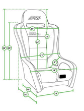 Load image into Gallery viewer, PRP Shreddy Edition Podium Suspension Seat - Cracked/Black