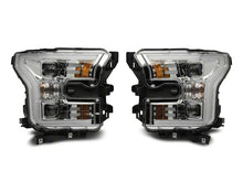Load image into Gallery viewer, Raxiom 15-17 Ford F-150 Projector Headlights with LED Accent- Chrome Housing- Clear Lens