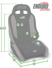 Load image into Gallery viewer, PRP EnduroCrawl Reclining Suspension Seat - Black Suede - Driver