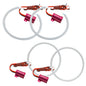 Oracle 06-08 BMW 7 Series LED Headlight Halo Kit - Red