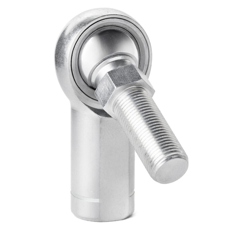 QA1 K Series 3-Pc Rod End - Female/Left Hand - .25in Bore x 1/4-28 w/Stud - Carbon Steel