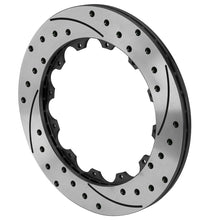 Load image into Gallery viewer, Wilwood 12x8.75 Black Left Side SRP Drilled &amp; Slotted Rotor Ring