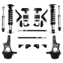 Load image into Gallery viewer, QA1 2019+ Chevrolet Silverado 1500 Double Adjustable 4/5in Lowering Kit w/ Spindles &amp; Traction Bars