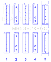 Load image into Gallery viewer, King Subaru EJ20/EJ22/EJ25 Including Turbo pMaxKote Performance Main Bearing Set - Size +.026mm