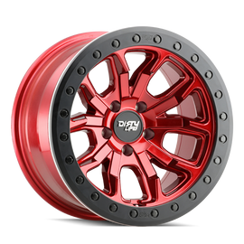 Dirty Life 9303 DT-1 17x9 / 6x135 BP / -12mm Offset / 87.1mm Hub Crimson Candy Red Wheel