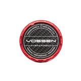 Vossen Carbon Billet Sport Cap - Large - HF - Red - Weave Carbon