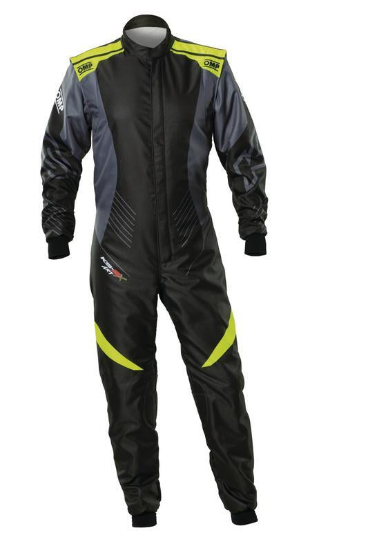 OMP KS-2X ART SUIT FIA 8877-2022 - FOR KIDS BLACK / FLUO YELLOW SZ 160