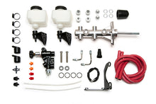 Load image into Gallery viewer, Wilwood kit M/C remote tandem 1.00 W/PUSHROD W/P-VALVE powdercoat chrome