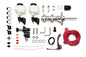 Wilwood kit M/C remote tandem 1.00 W/PUSHROD W/P-VALVE powdercoat chrome