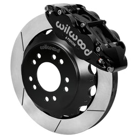 Wilwood Ford Mustang II Ford Narrow Superlite 6 Front Brake Kit w/ 12.88in Slotted Rotor - Black