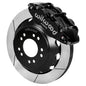 Wilwood Ford Mustang II Ford Narrow Superlite 6 Front Brake Kit w/ 12.88in Slotted Rotor - Black