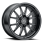 Method Raised MR802 22x10 / 6x135 BP / 10mm Offset / 87mm Bore - Double Black Milled Wheel