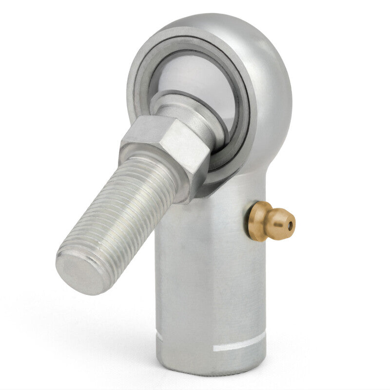 QA1 K Series 3-Pc Rod End - Female/Left Hand - .4375in Bore x 7/16-20 w/Stud & Zerk - Carbon Steel
