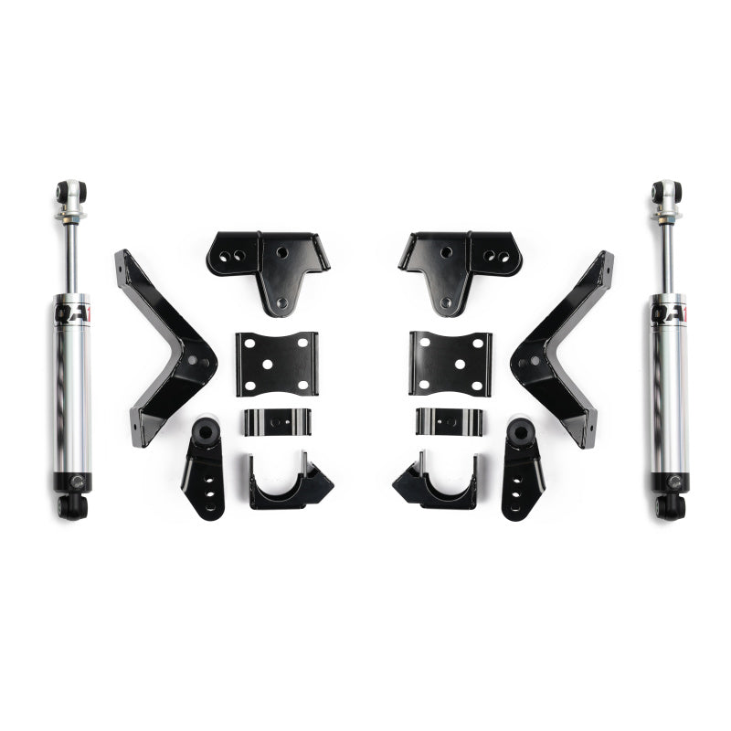 QA1 2019+ Chevrolet Silverado / GMC Sierra 1500 Single Adjustable Rear Drop Kit - 3in to 5in Drop