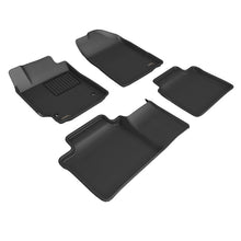 Load image into Gallery viewer, 3D MAXpider 2007-2011 Toyota Camry Kagu 1st &amp; 2nd Row Floormats - Black