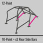 Cusco Steel Roll Cage 12 Point 2 Passenger Escape Dash 2015 Subaru WRX / STI