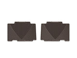 WeatherTech 2013+ Toyota RAV4 Rear Rubber Mats - Cocoa