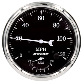 Auto Meter Old Tyme Black Tach/Speedo 5in. - 120mph & 8k RPM