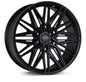 Vossen HF6-5 22x10 - 6x139.7 - ET-18 - Super Deep Face - 106.1 - Satin Black Wheel