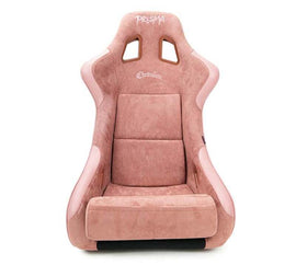 NRG FRP Bucket Seat (Large) Prisma-Chromatic Mauve Vegan Suede w/ Chameleon Back