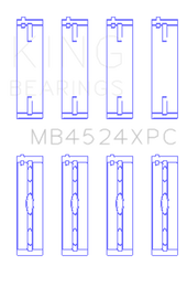 King Engine Bearings Nissan VR38DETT (Size .026) pMaxKote Performance Main Bearing Set