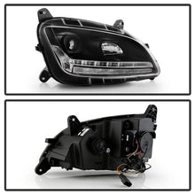 Load image into Gallery viewer, Spyder 13-19 Peterbilt 579 Passenger Side Projector Headlights - Black (PRO-YD-PB57914-SEQ-R-BK)