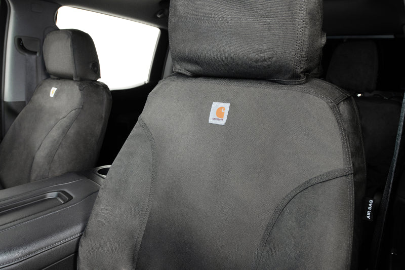 Covercraft  21-25 Ford F150 Carhartt Super Dux SeatSaver Front Row Custom Seat Cover - Gravel