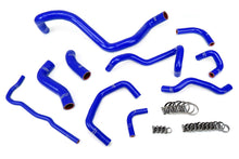 Load image into Gallery viewer, HPS Performance Silicone Hose Kit - Radiator Hose 57-1838-BLUE